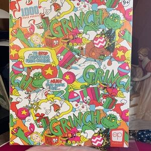 The Grinch 1000-Piece Jigsaw Puzzle - Colorful Holiday Design